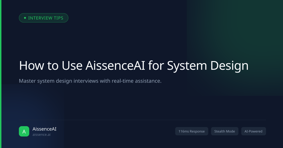 How to Use AissenceAI for System Design