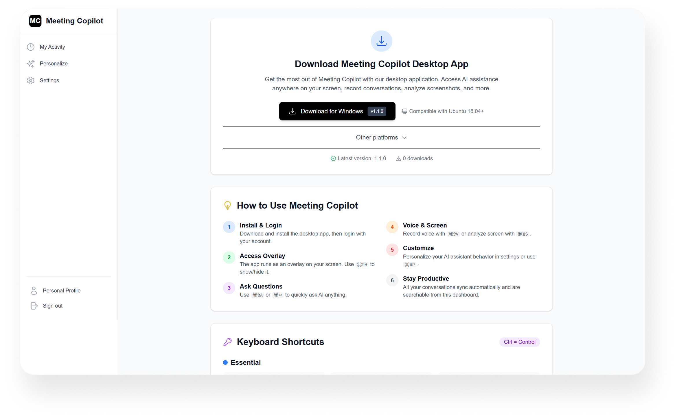 Cluely Enterprise Dashboard - Real-time meeting intelligence and analytics