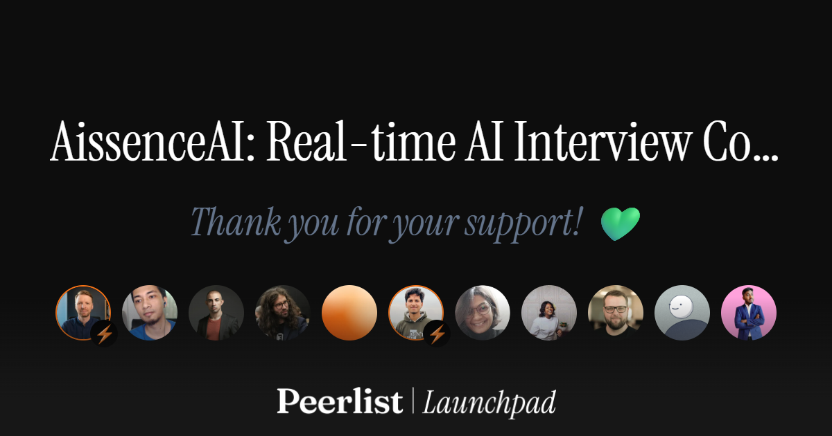 AissenceAI on Peerlist Launchpad